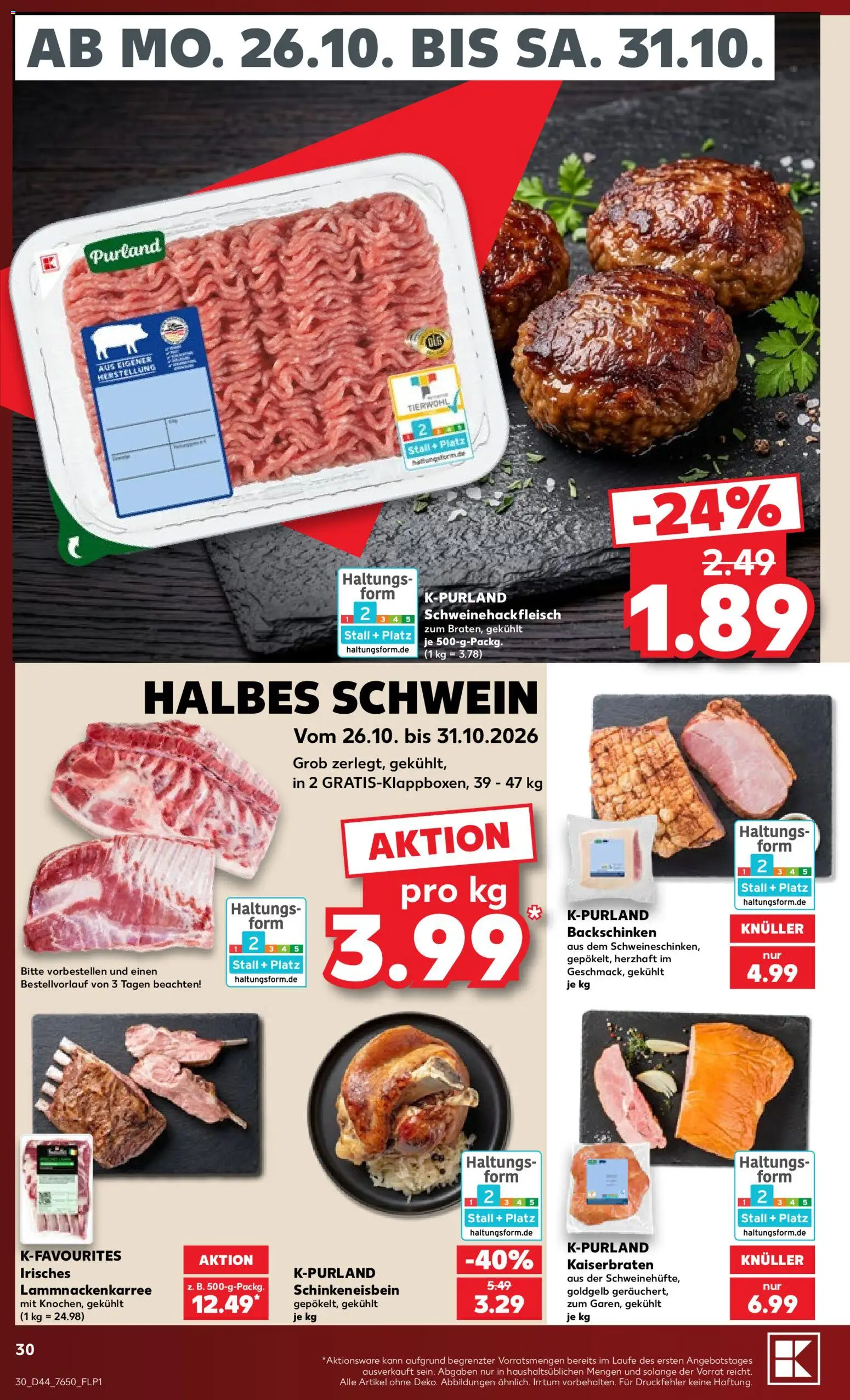 Kaufland Německo leták od 24.10.2026 | Strana: 30