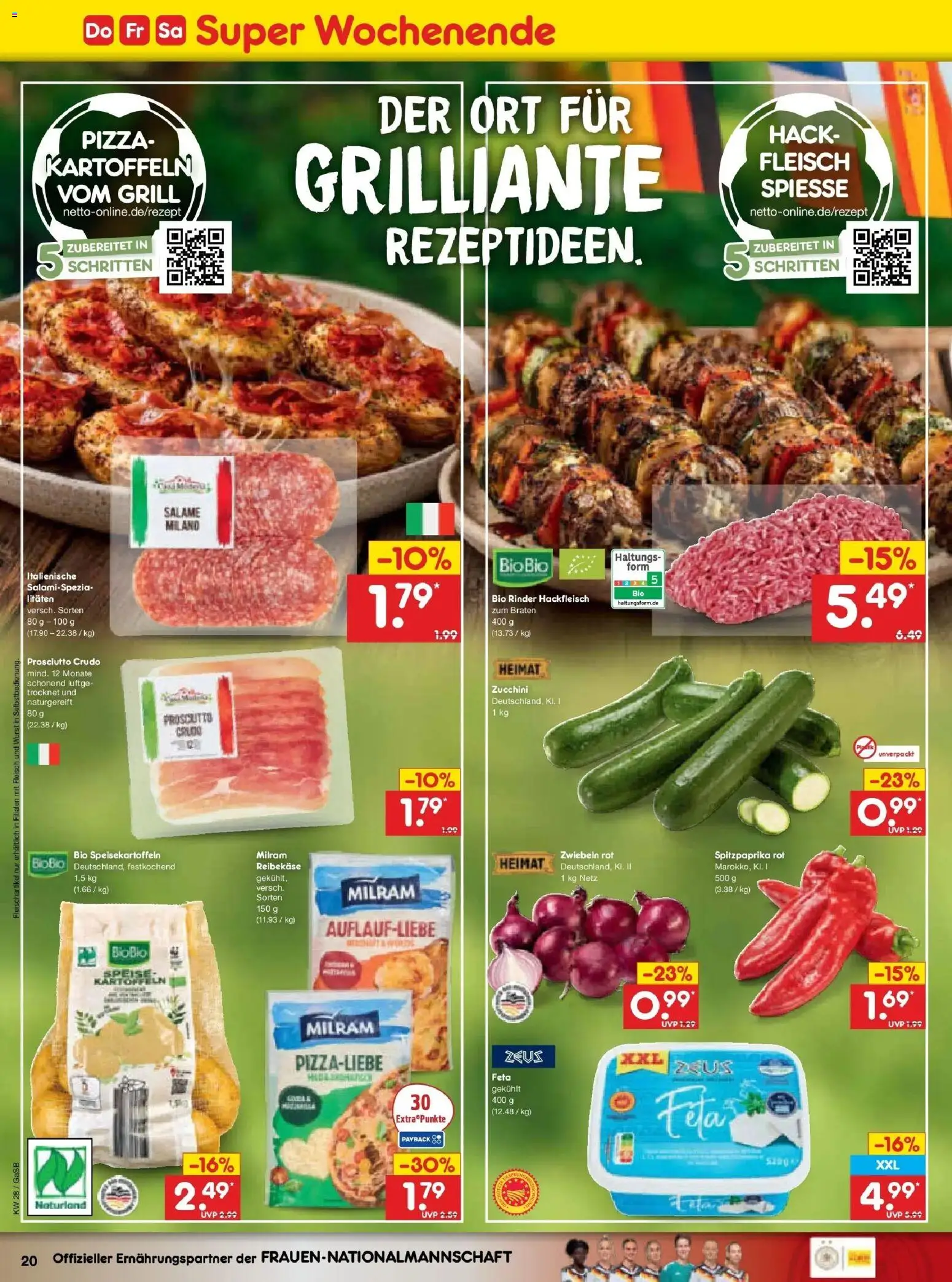 Netto Marken-Discount - Netto: Wochenangebote – gültig ab 05.07.2026 | Seite: 36 | Produkte: Wurst, Zucchini, Reibekase, Fleisch