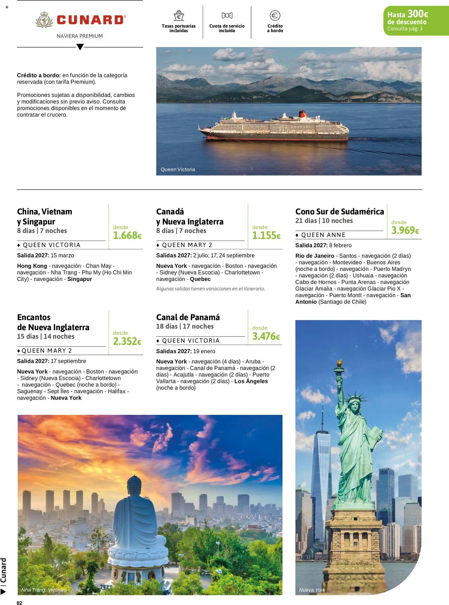 Viajes El Corte Inglés Crucero fantástico │ válido desde el 14/09/2026 | Página: 82 | Productos: Navegación