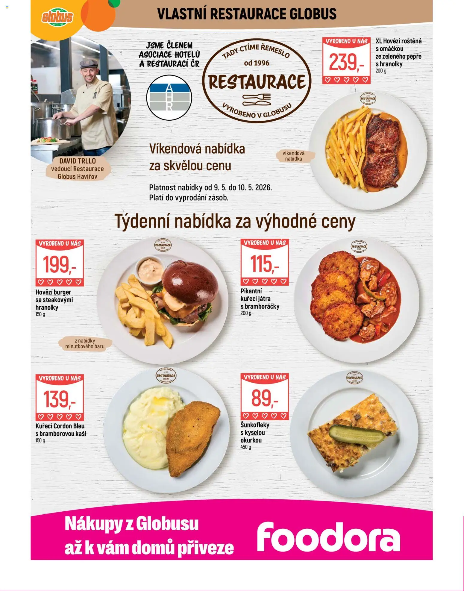 Globus leták - Havířov od 06.05.2026 | Strana: 7 | Produkty: Hovězí, Cordon Bleu, Hranolky, Hovězí roštěná