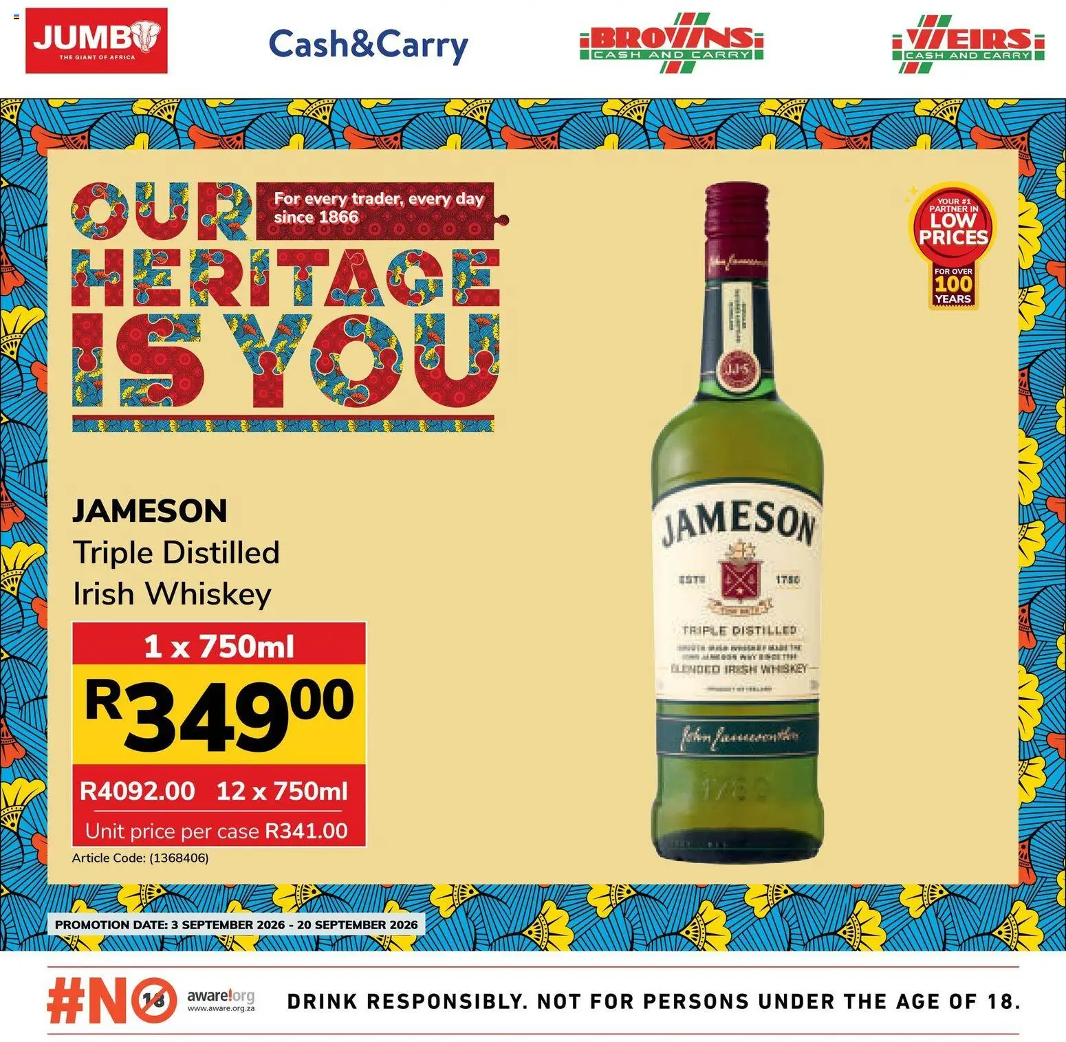 New Jumbo catalogue – valid from 03/09/2026 | Page: 4 | Products: Case, Whiskey