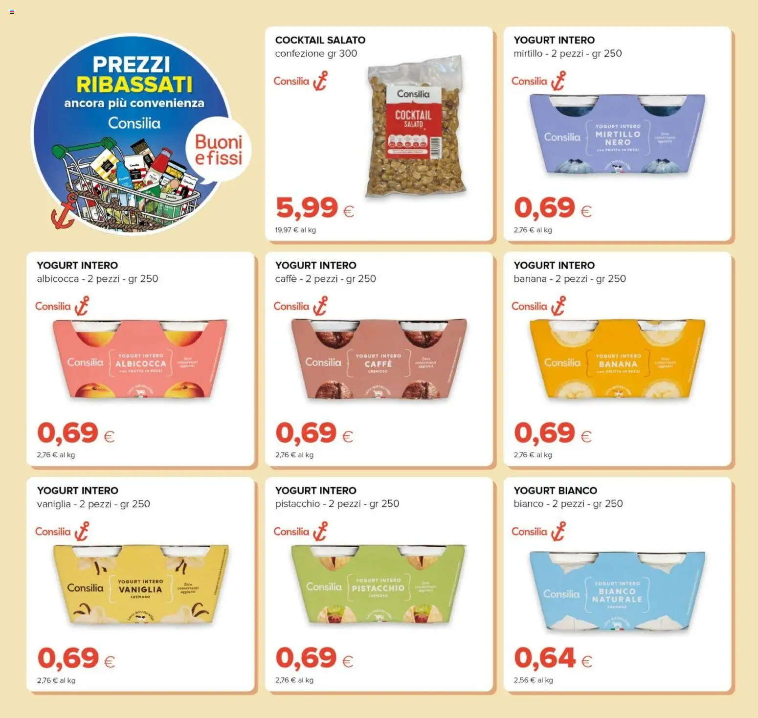 Volantino Tigre del 22.04.2026 | Pagina: 4 | Prodotti: Yogurt, Caffè, Frutta