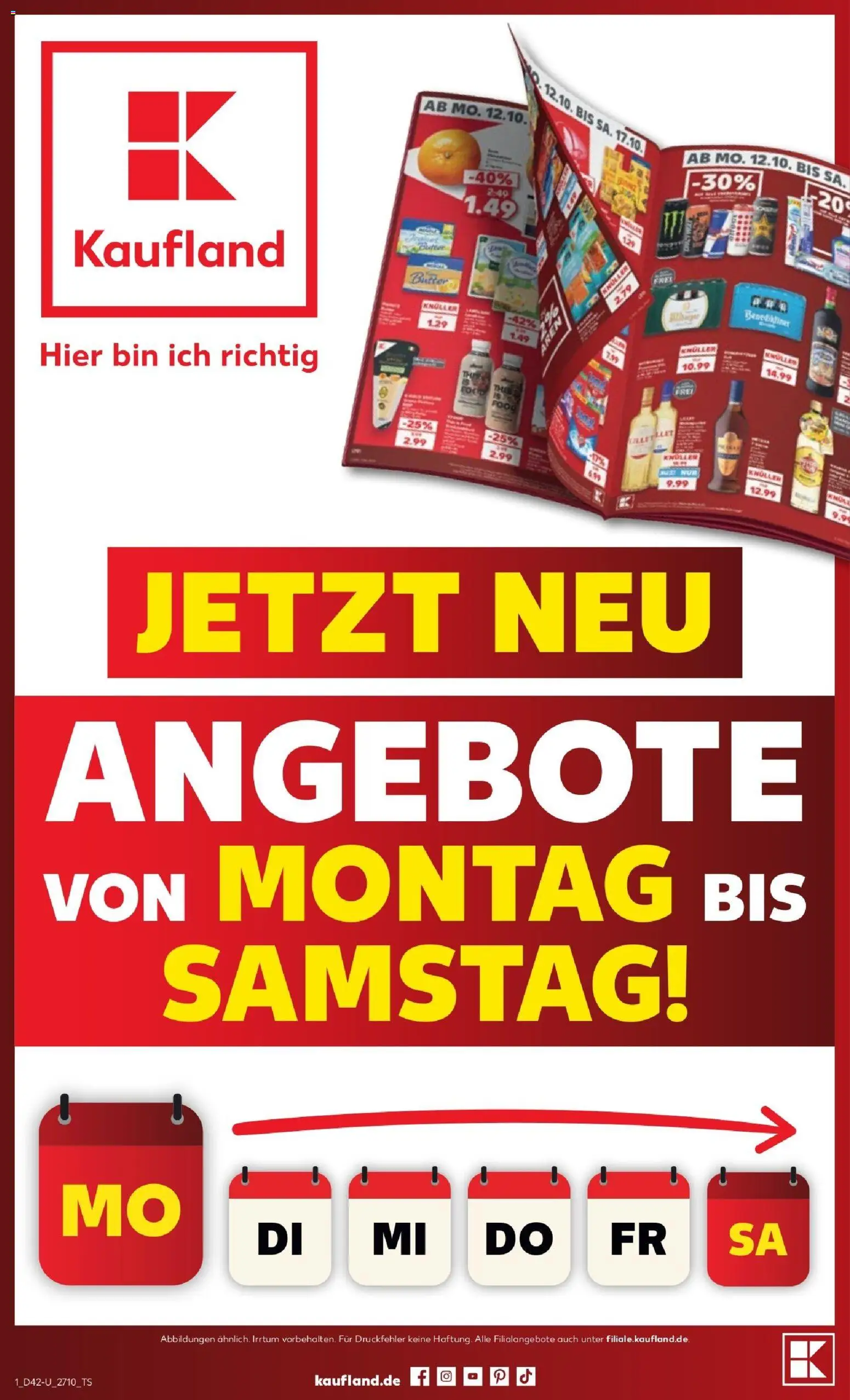 Kaufland Prospekt Zeitz – gültig ab 12.10.2026 | Seite: 1