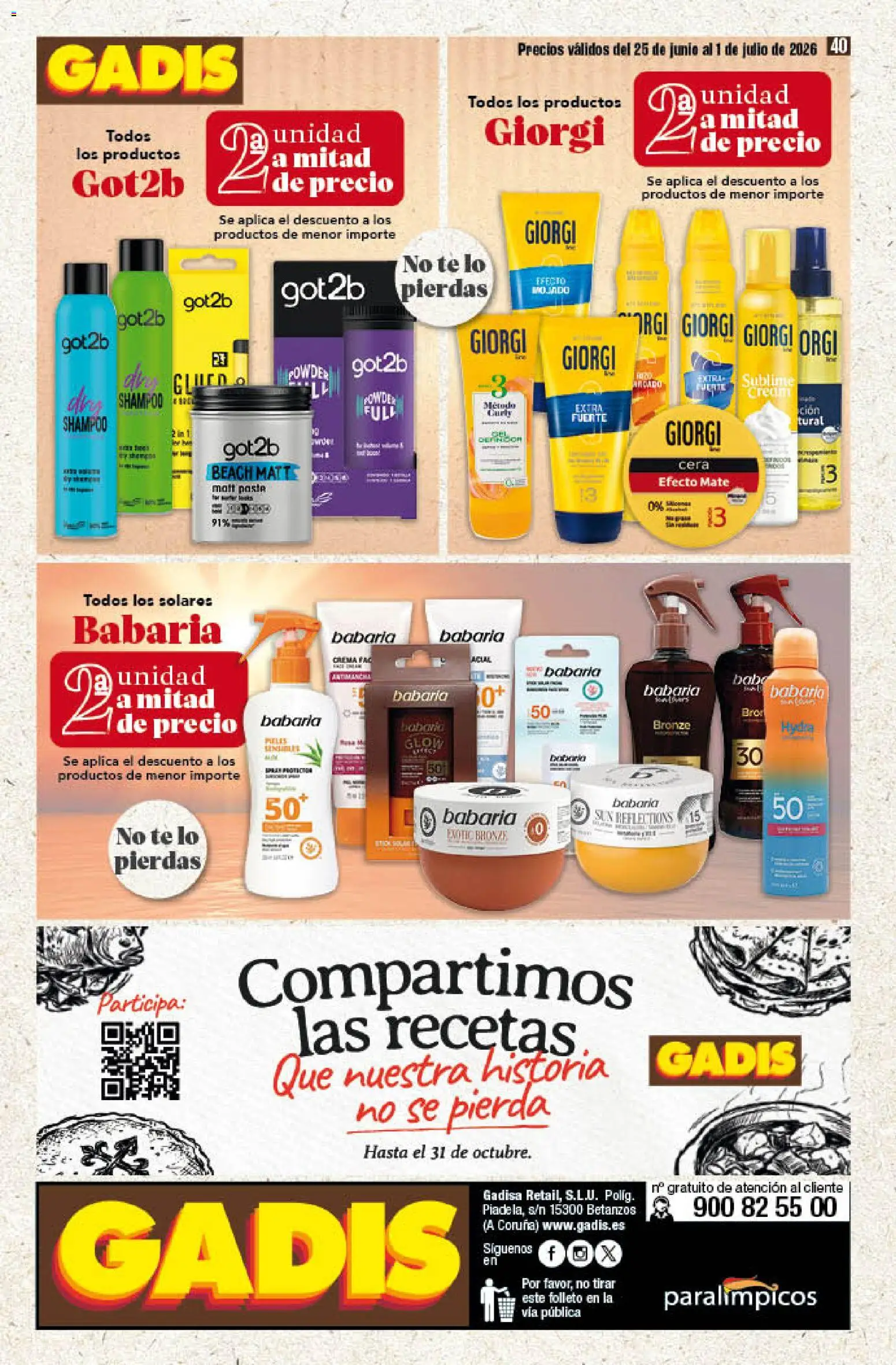 Gadis folleto │ válido desde el 25/06/2026 | Página: 40