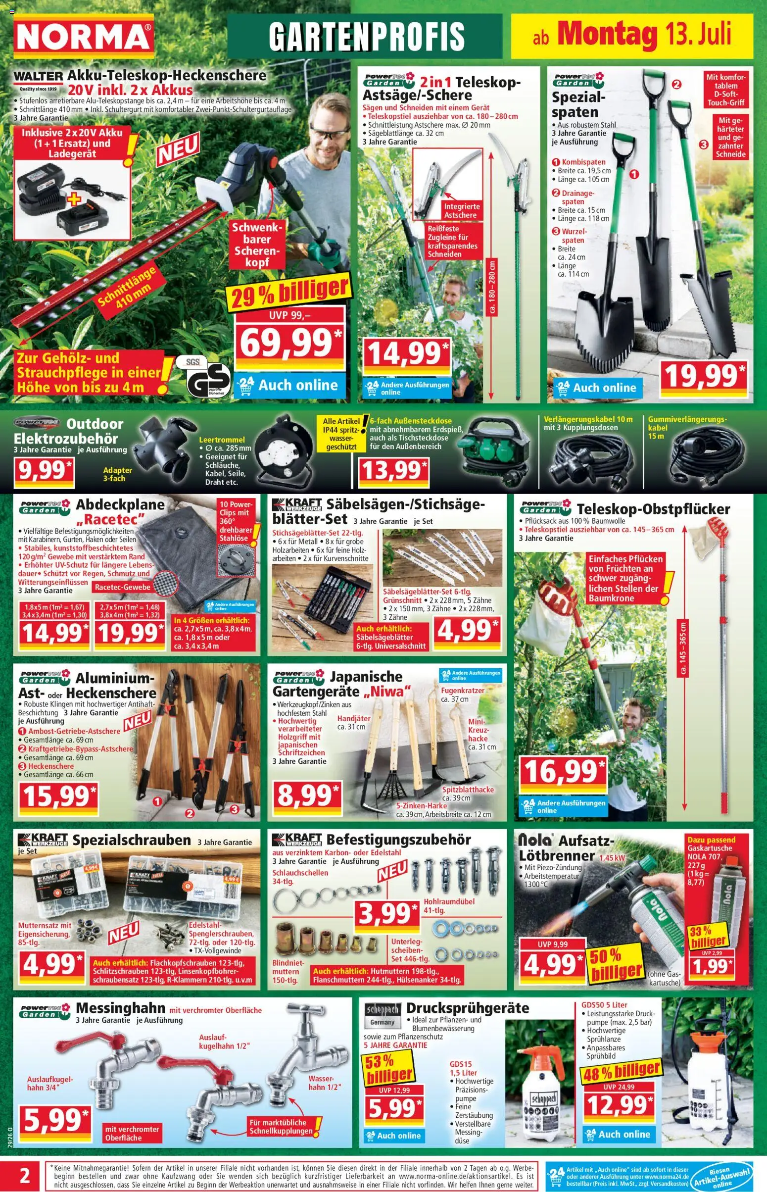 Norma Prospekt – gültig ab 13.07.2026 | Seite: 2 | Produkte: Kabel, Adapter, Wasser, Ladegerät