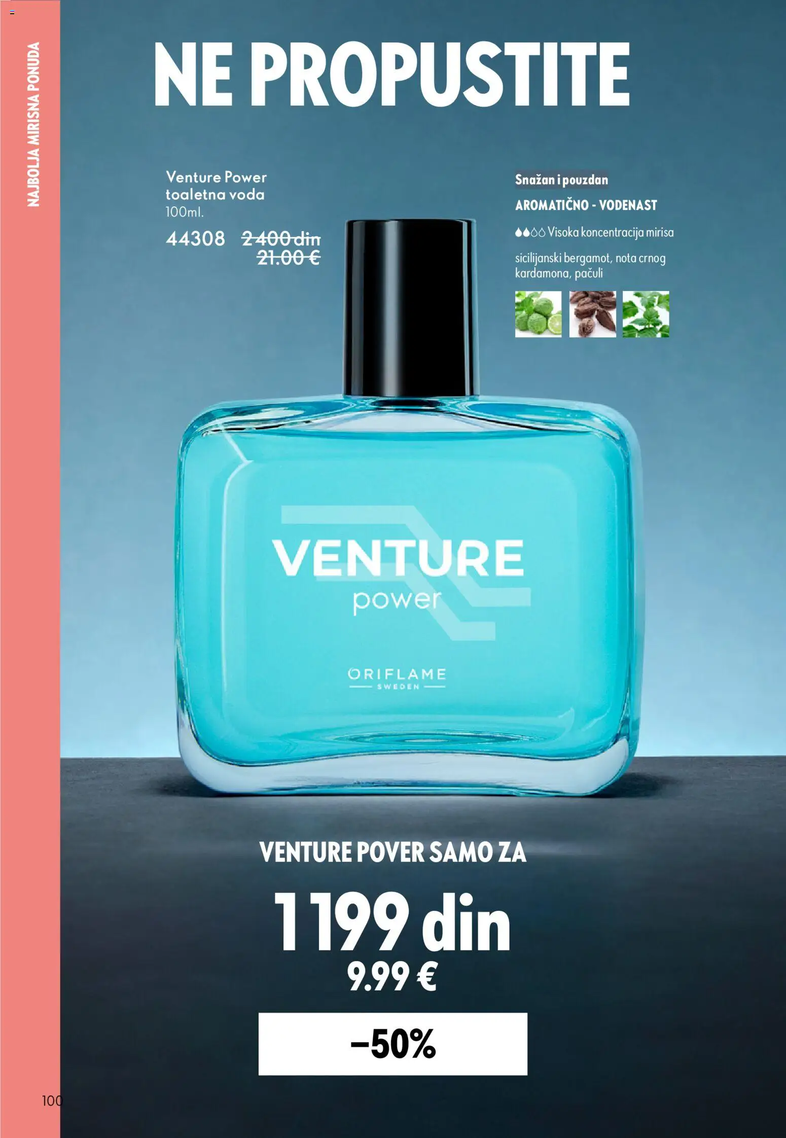 Oriflame katalog - važi od 18.02.2026 | Strana: 100 | Proizvode: Toaletna voda, Voda