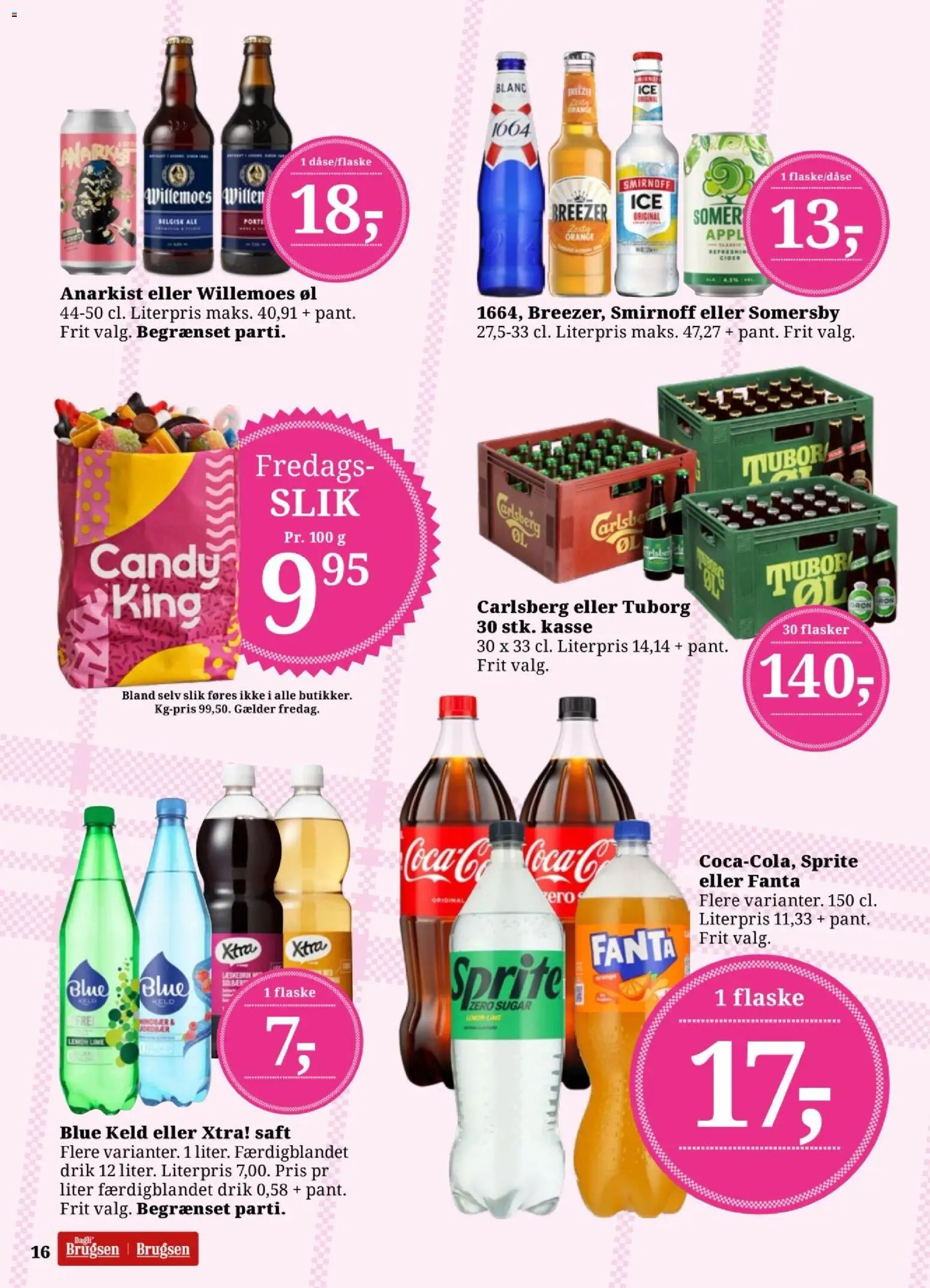 Dagli'Brugsen tilbudsavis – gyldig fra 11/09/2026 | Side: 17 | Produkter: Øl, Cider, Hindbær, Fanta