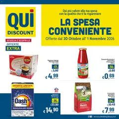 Anteprima del volantino Qui Discount volantino valido a partire dal 20/10/2026
