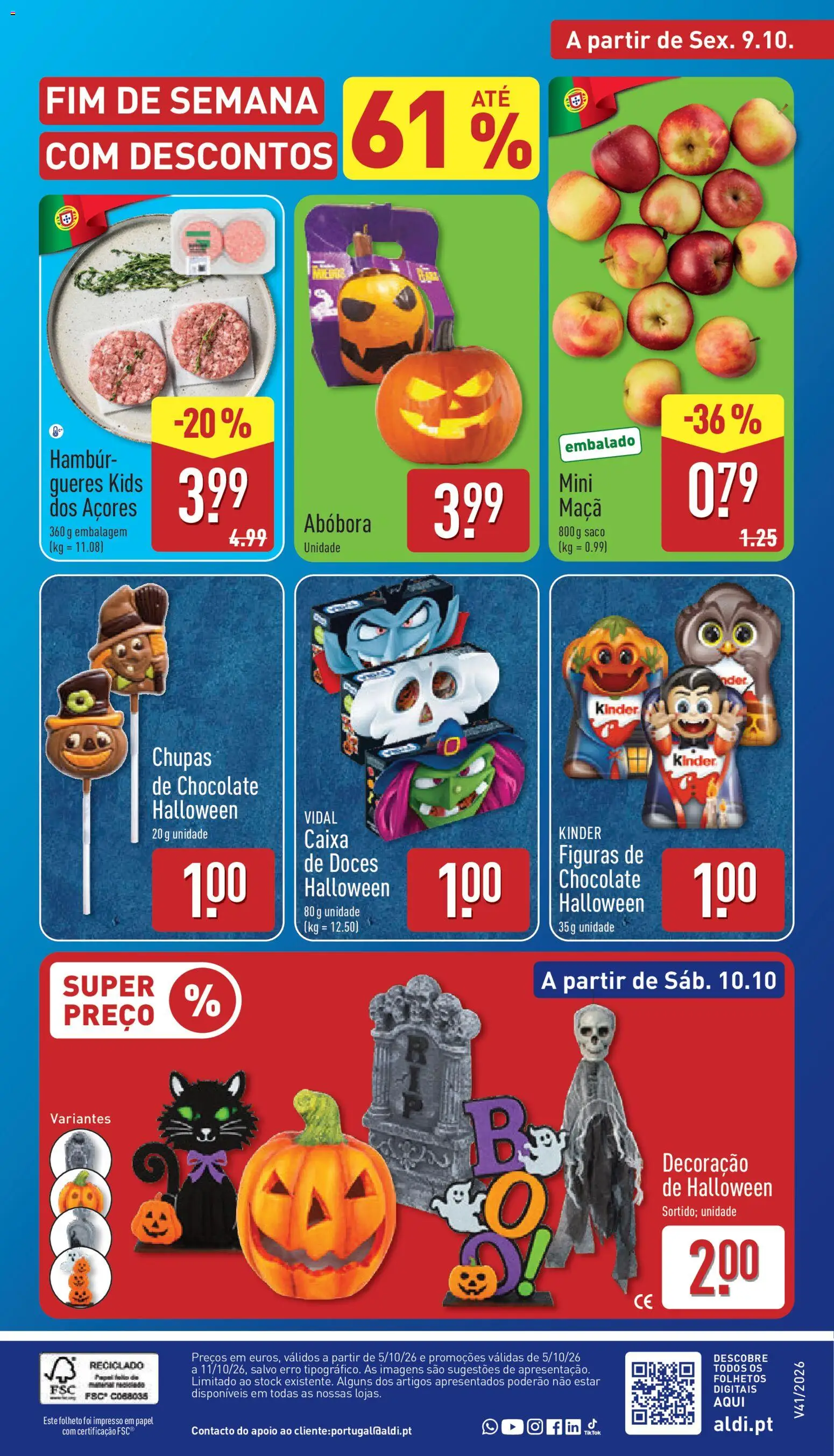 Aldi folheto │ válido de 05/10/2026 | Página: 40 | Produtos: Saco, Decoração, Caixa, Chocolate