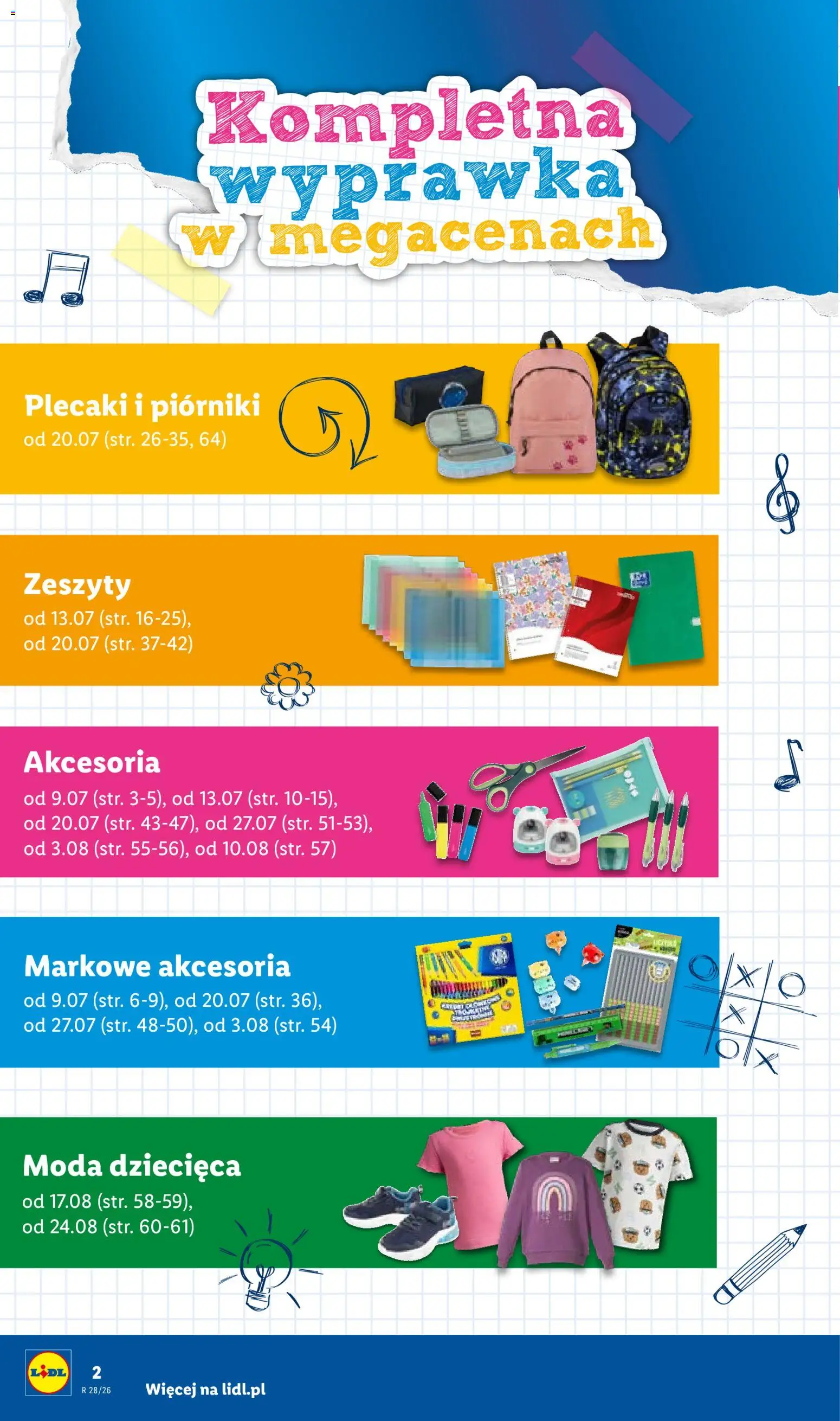 Lidl Katalog od 09.07.2026 | Strona: 2 | Produkty: Plecak