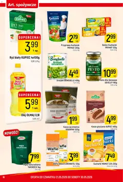 Pogląd oferty "Piotruś Pan gazetka" - ważna od 21.05.2026 | Strona: 16 | Produkty: Groszek, Kasza, Wafle, Ryż