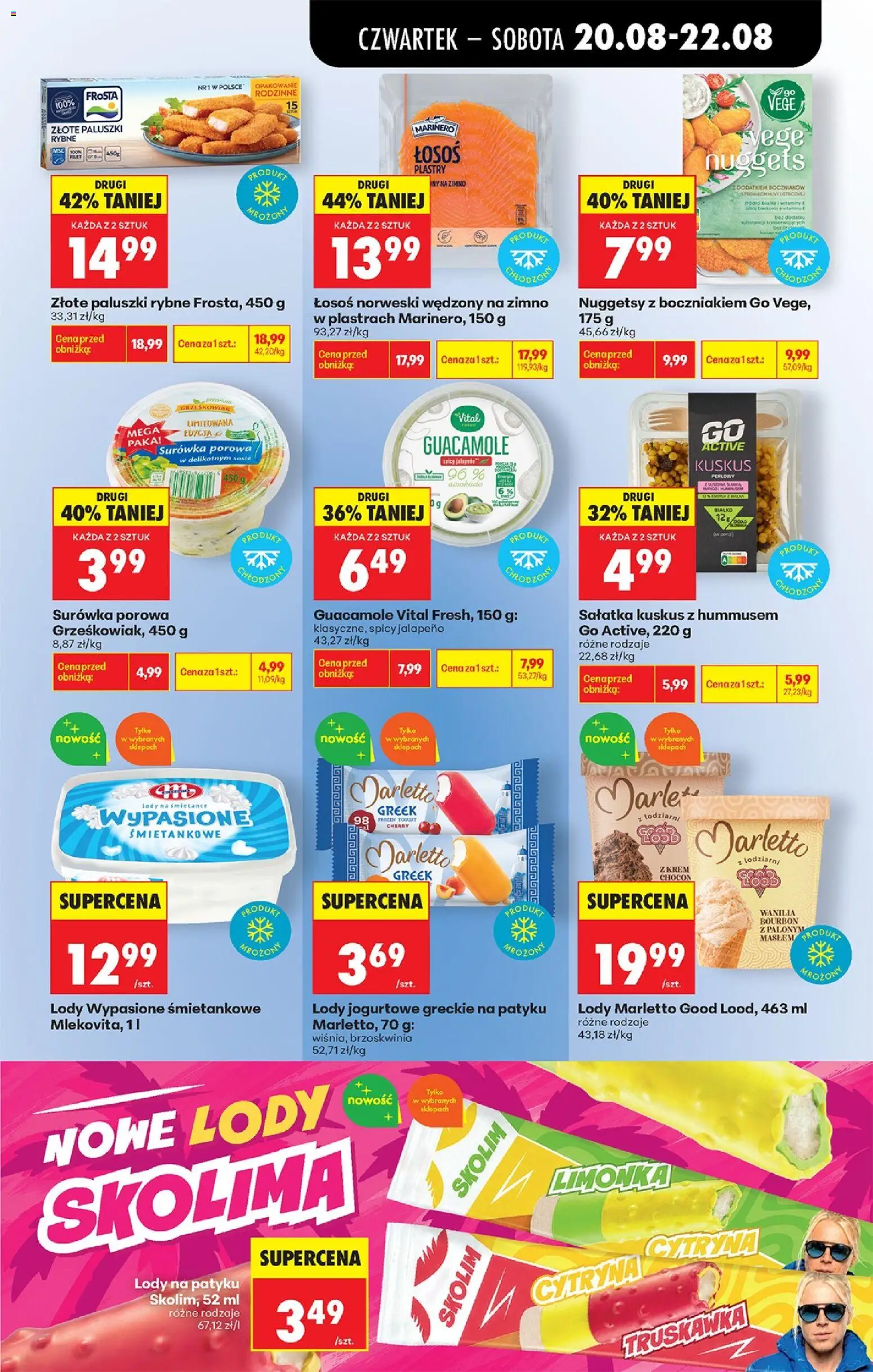 Biedronka Polsko leták - Codziennie niskie ceny od 20.08.2026 | Strana: 59 | Produkty: Bourbon, Losos, Kuskus, Guacamole