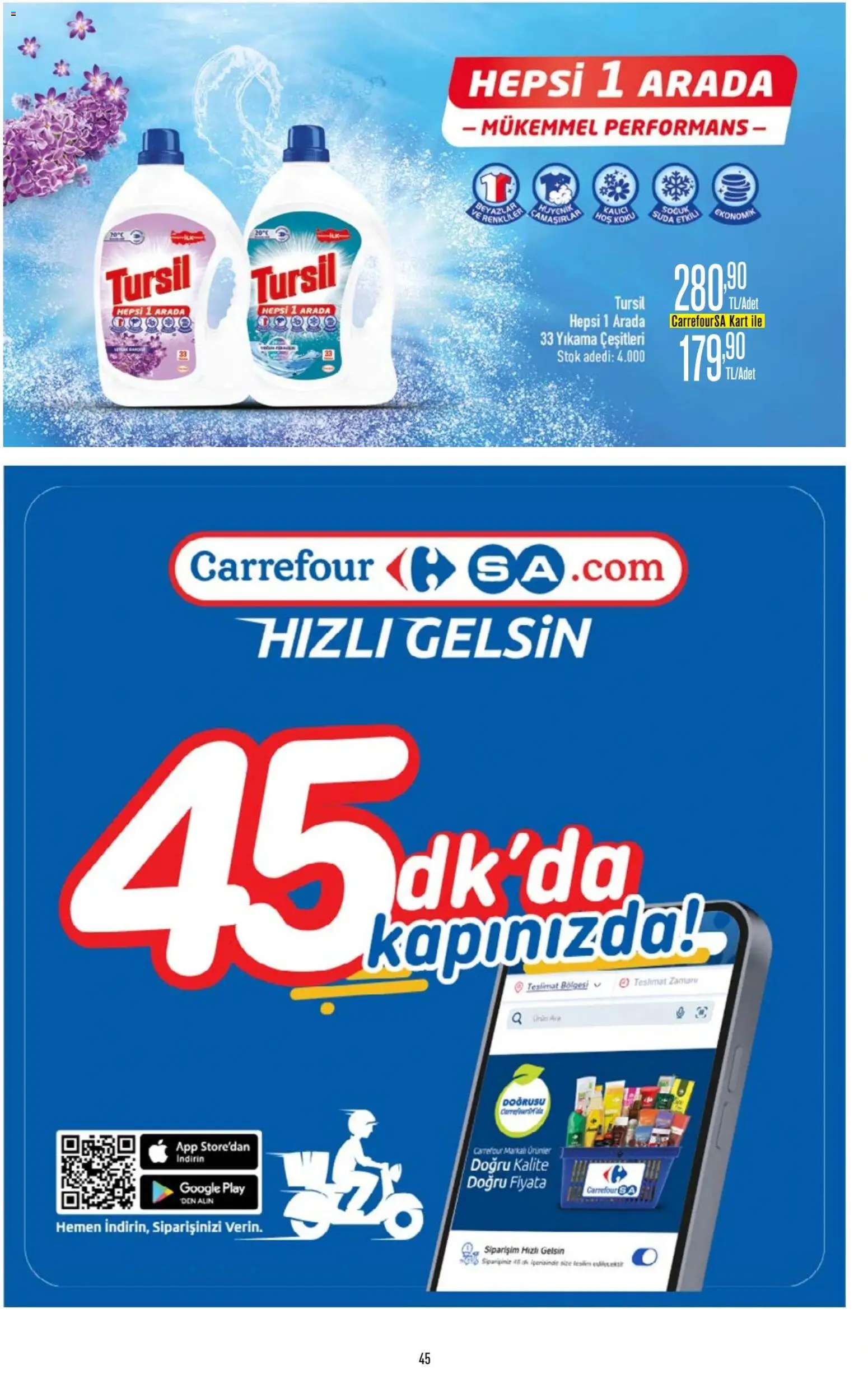 CarrefourSA Katalog - 06 Ağustos 2026 tarihinden itibaren geçerlidir | Sayfa: 45 | Ürünler: Koku