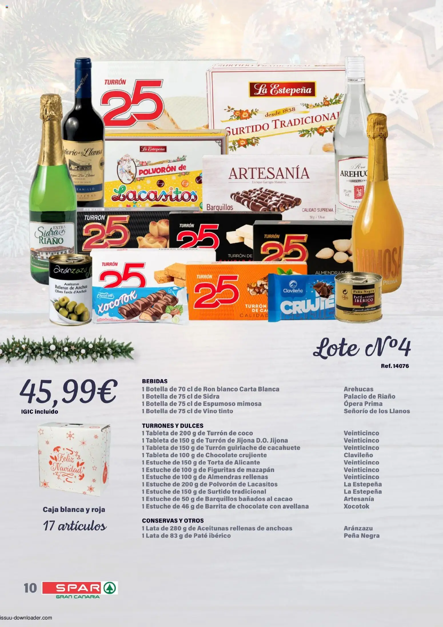 Spar Cestas y Lotes │ válido desde el 30/10/2026 | Página: 10 | Productos: Vino, Tableta, Bebidas, Caja