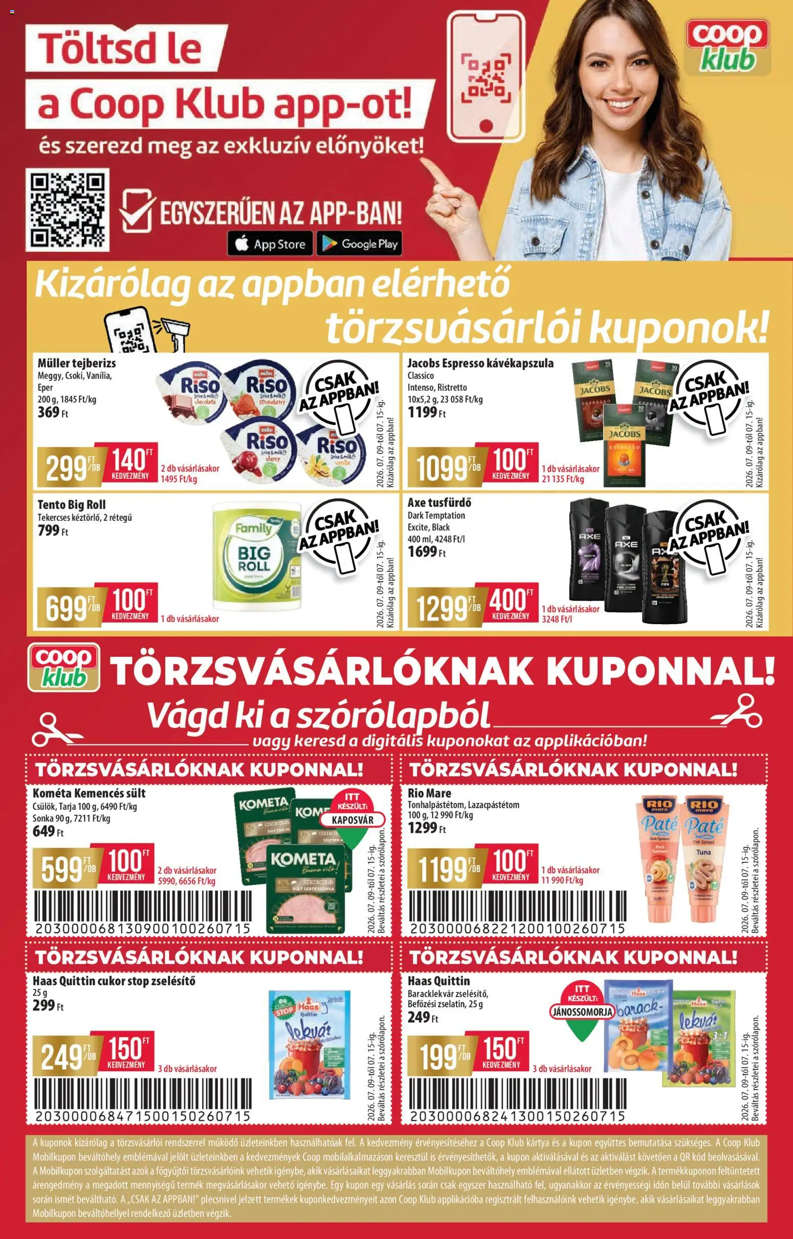 COOP akciós ujság - amely érvényes a következő dátumtól: 09.07.2026 | Oldal: 16