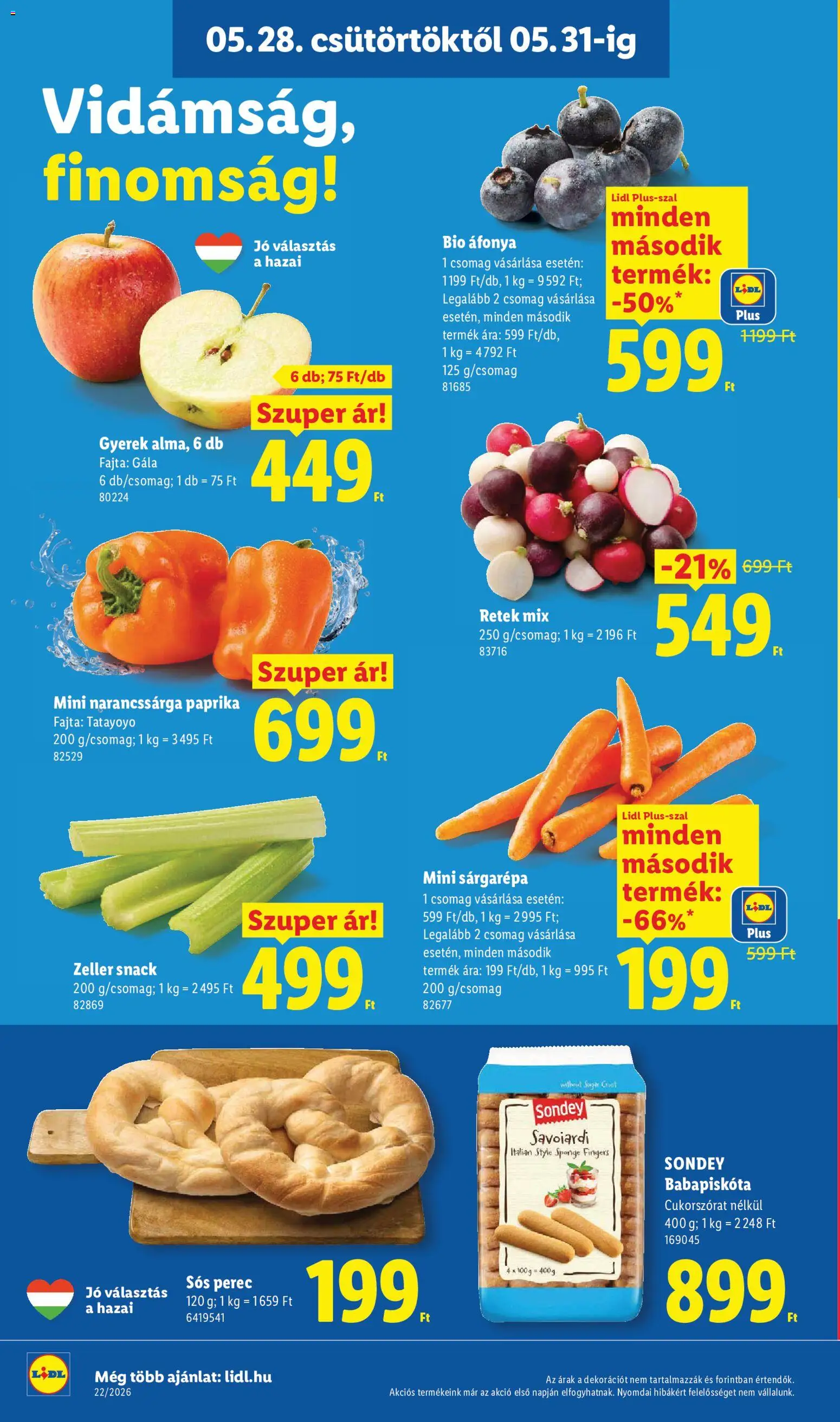 Lidl akciós ujság - amely érvényes a következő dátumtól: 28.05.2026 | Oldal: 20