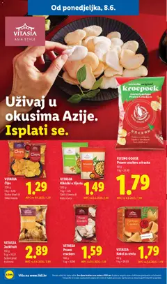 VITASIA Keksi za sreću, Fortune cookies, 60 g. - Pregled kataloga iz trgovine Lidl, vrijedi od 08.06.2026 | Stranica: 22