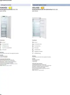 Ikea Elektrogeräte ab 19.06.2026 gültig | Seite: 70