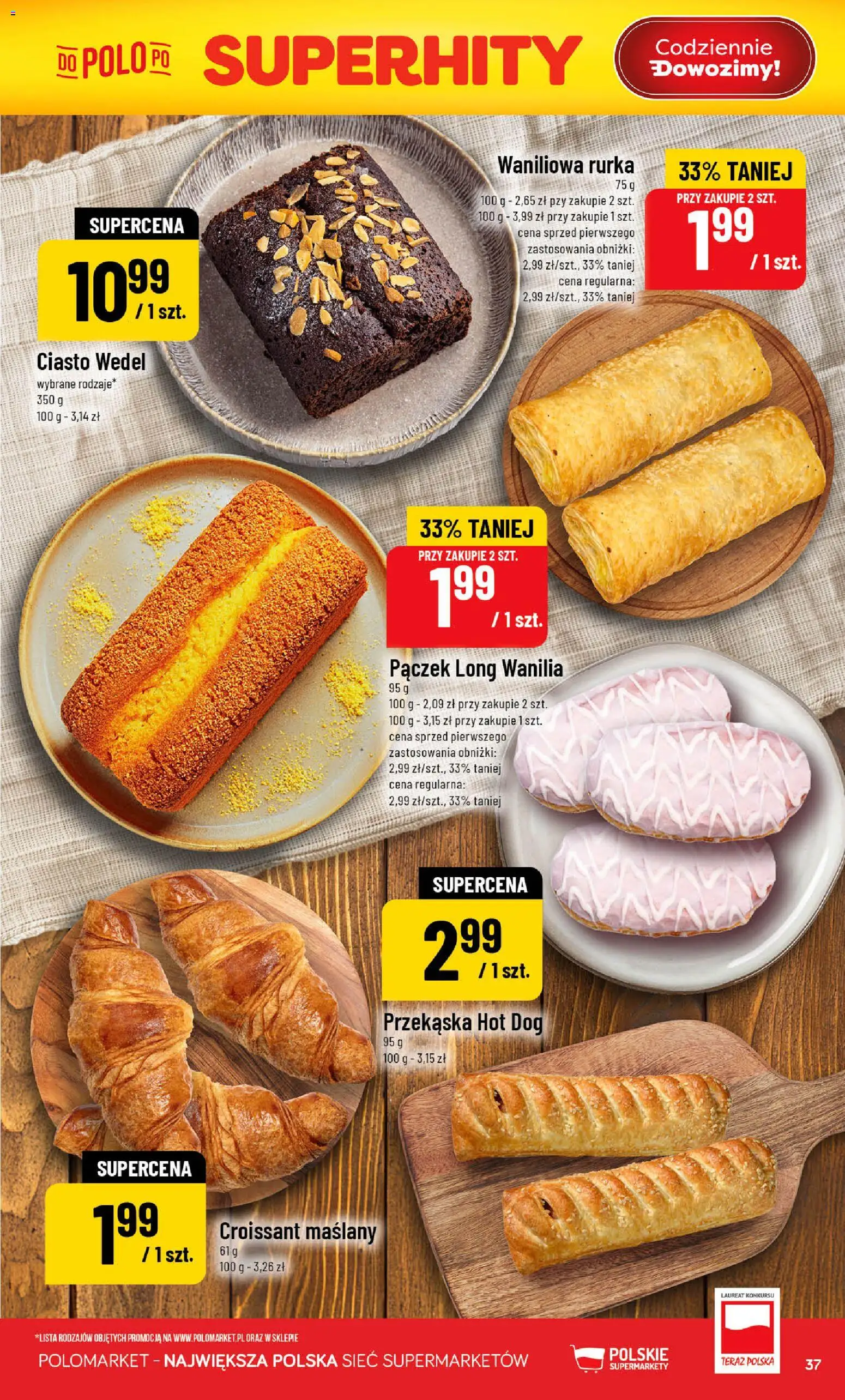 POLOmarket gazetka od 13.05.2026 | Strona: 37 | Produkty: Ciasto