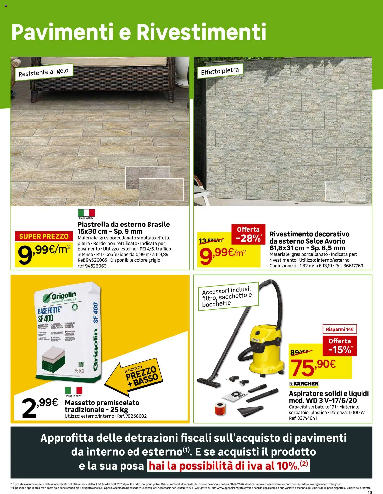 Volantino Leroy Merlin del 08/07/2026 | Pagina: 13 | Prodotti: Pavimento