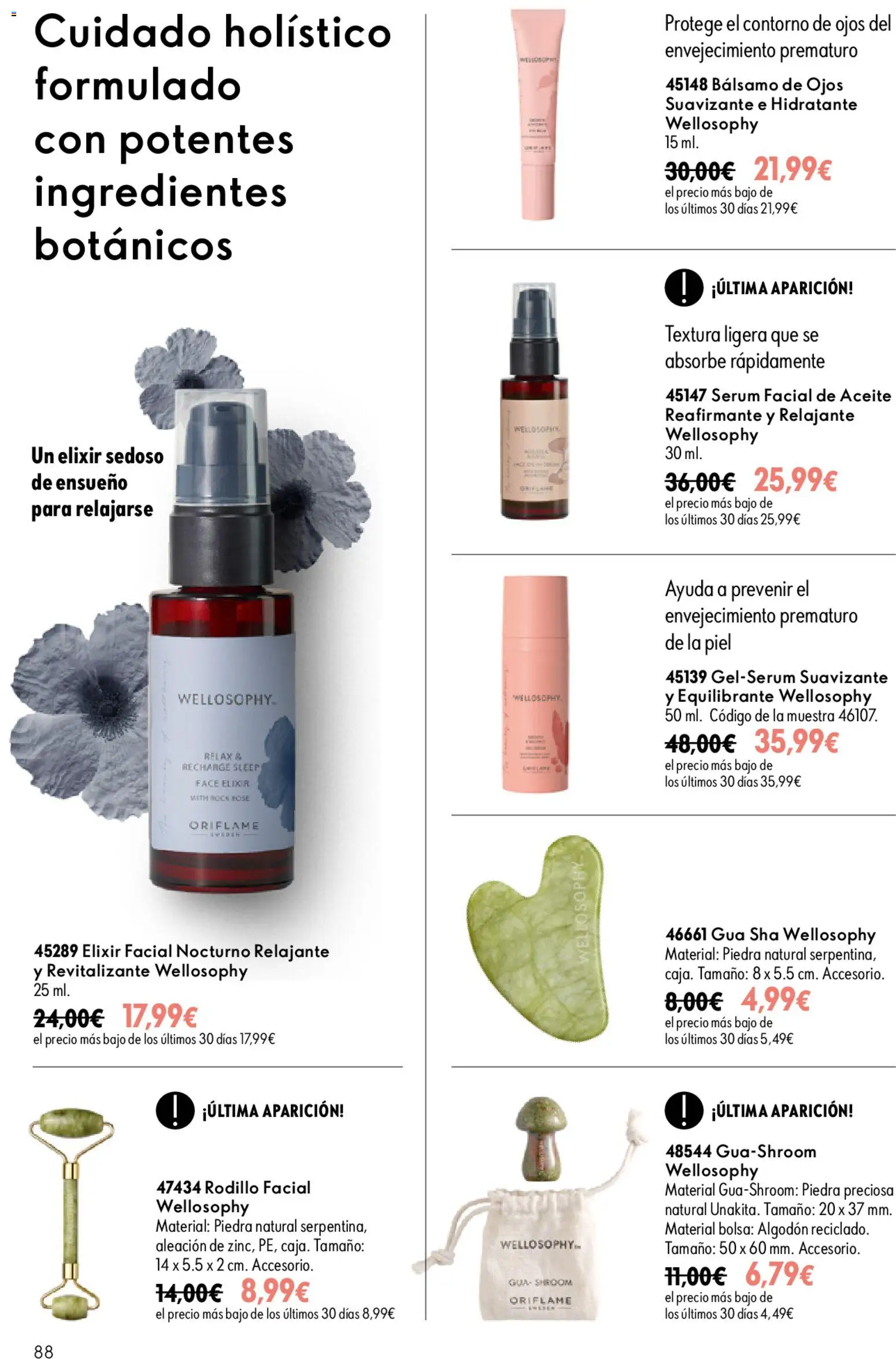 Oriflame - Catálogo Campaña 13 │ válido desde el 16/09/2026 | Página: 88 | Productos: Sérum, Suavizante, Bolsa, Algodón