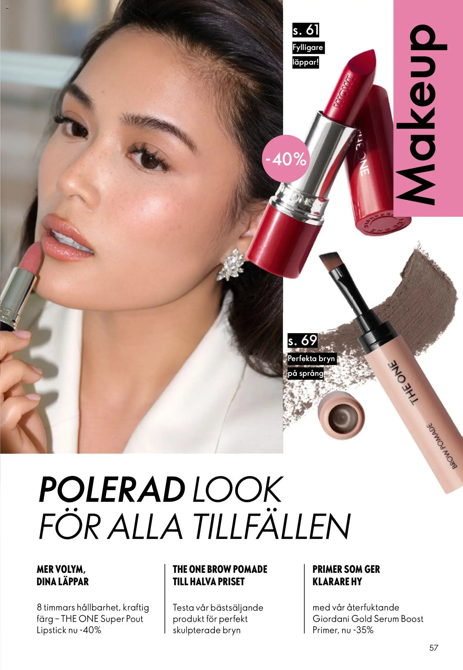 Oriflame reklamblad aktuell från 26/08/2026 | Sida: 57 | Produkter: Serum, Primer