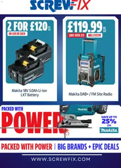 Preview of Screwfix catalogue valid from 18/09/2026 | Page: 2 | Products: Battery, Radio