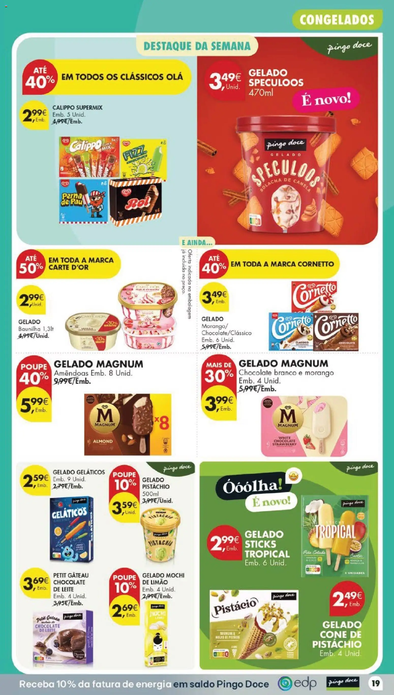 Pingo Doce folheto │ válido de 11/08/2026 | Página: 21 | Produtos: Baunilha, Gelado Magnum, Canela, Mochi