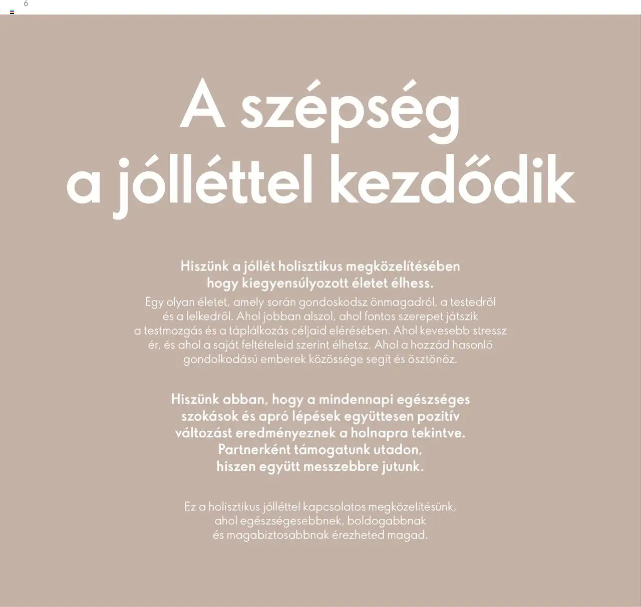 Oriflame akciós ujság - amely érvényes a következő dátumtól: 2024.04.28. | Oldal: 6