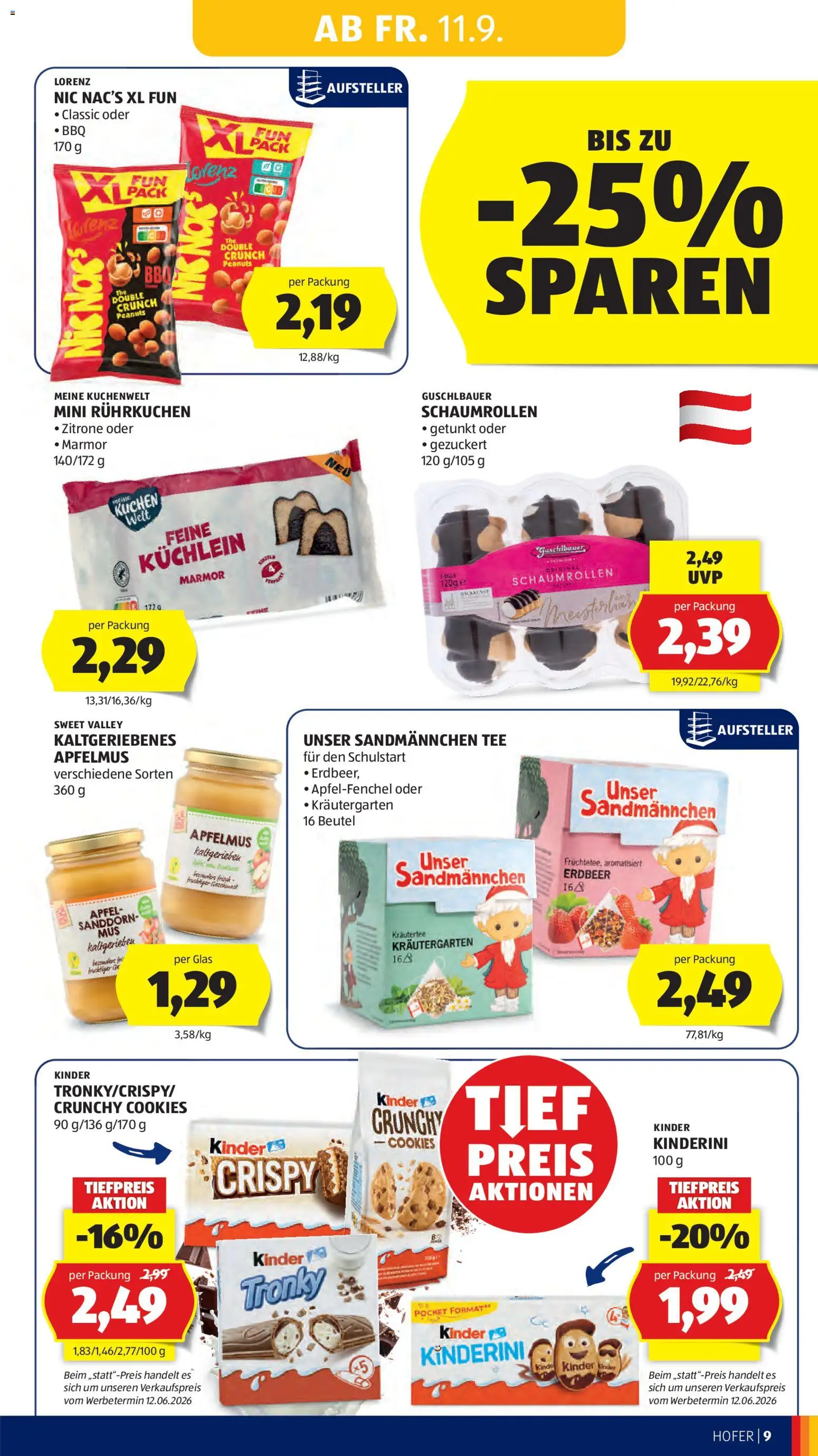 Hofer Flugblatt gültig ab 11.09.2026 | Seite: 17