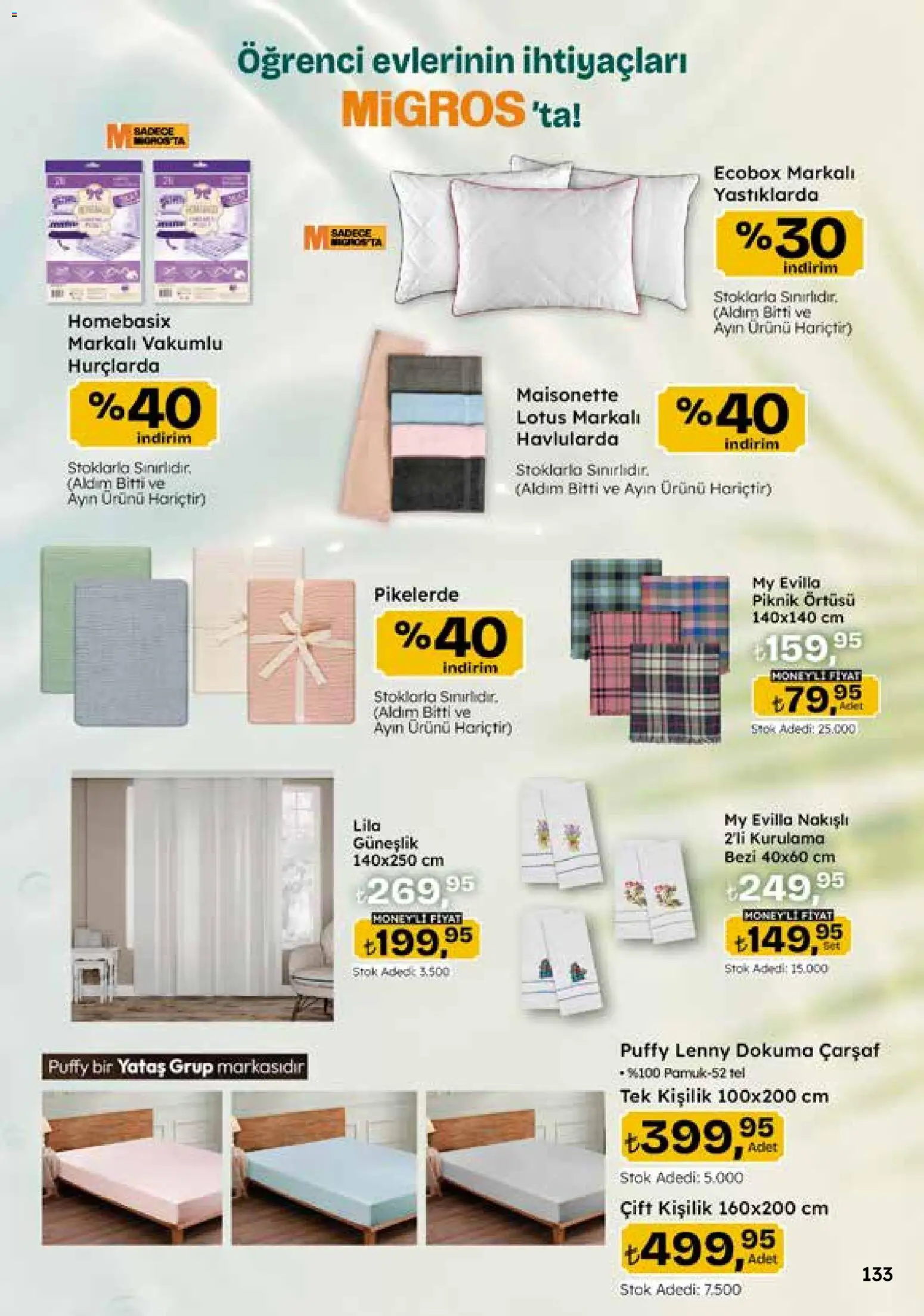 Migros Katalog - Migroskop - 10 Eylül 2026 tarihinden itibaren geçerlidir | Sayfa: 133