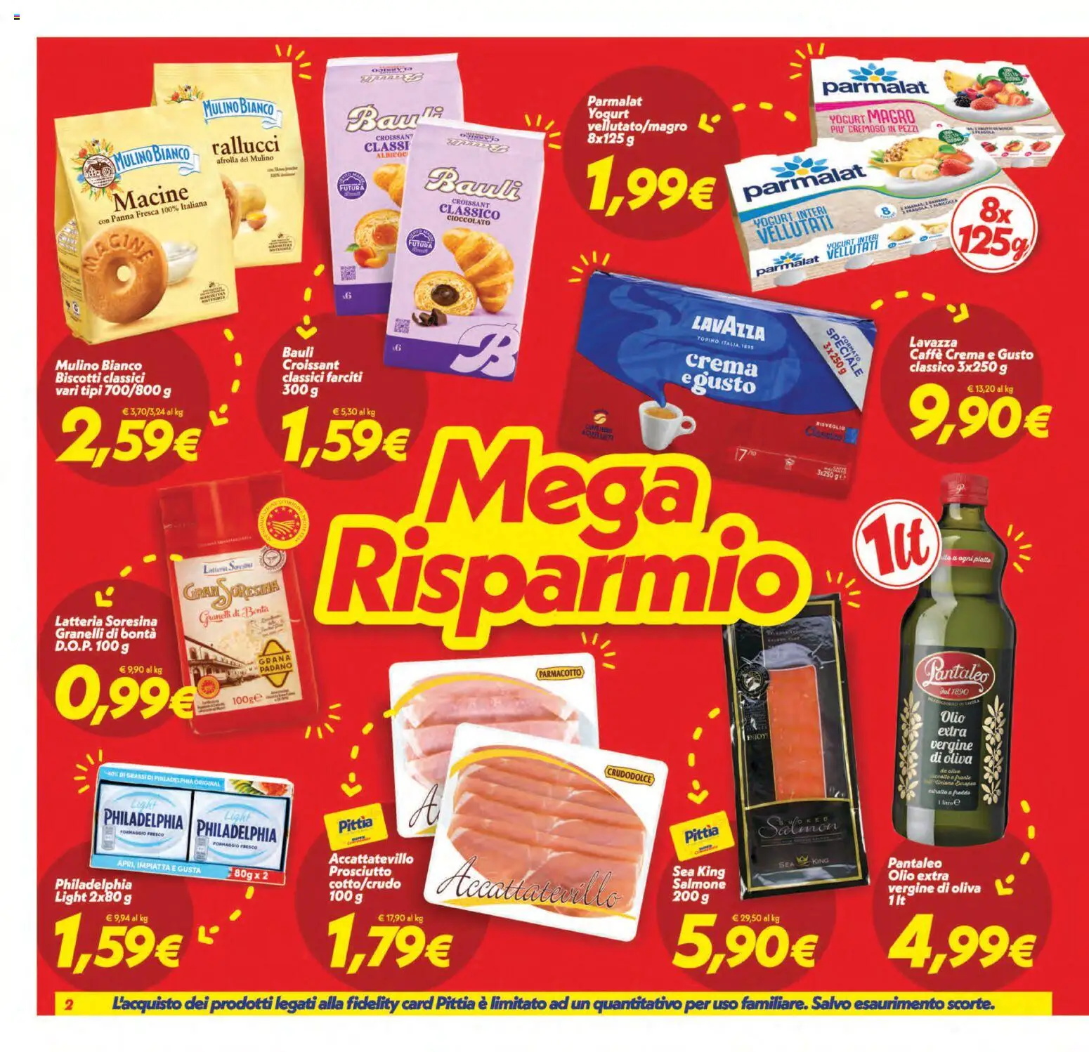 Volantino SuperConveniente del 31/07/2026 | Pagina: 2 | Prodotti: Crema, Caffè, Panna, Olio