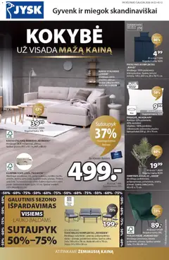 JYSK leidinys galioja nuo 2026.09.22