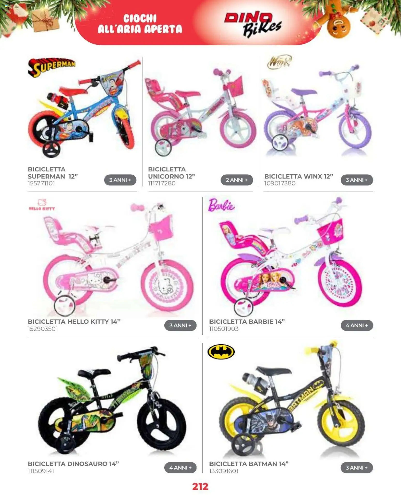Volantino Toys Center del 16/10/2026 | Pagina: 214 | Prodotti: Bicicletta