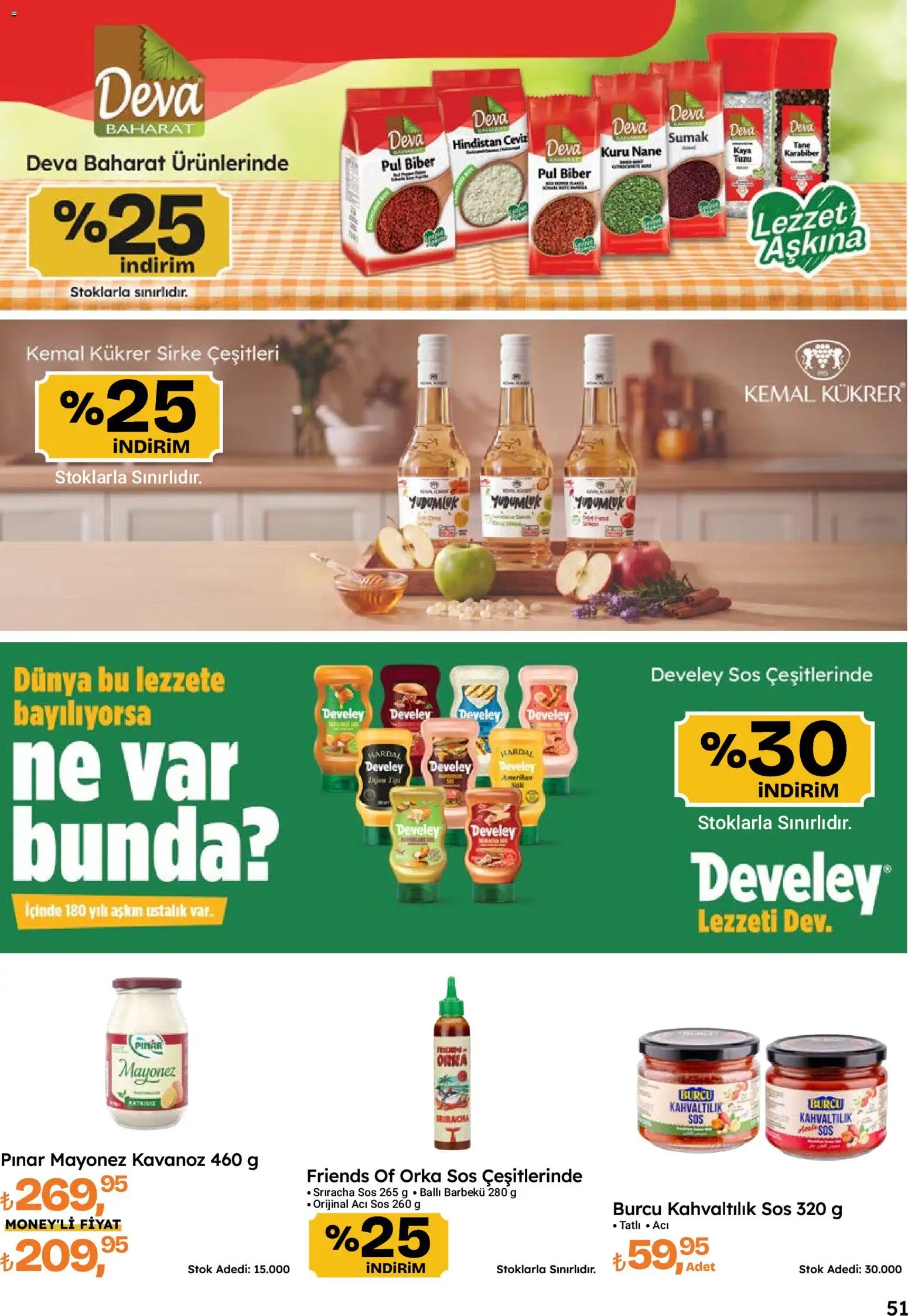 Migros Katalog - 5M Migroskop Dijital - 05 Ekim 2026 tarihinden itibaren geçerlidir | Sayfa: 51 | Ürünler: Hardal, Baharat, Mayonez, Ceviz