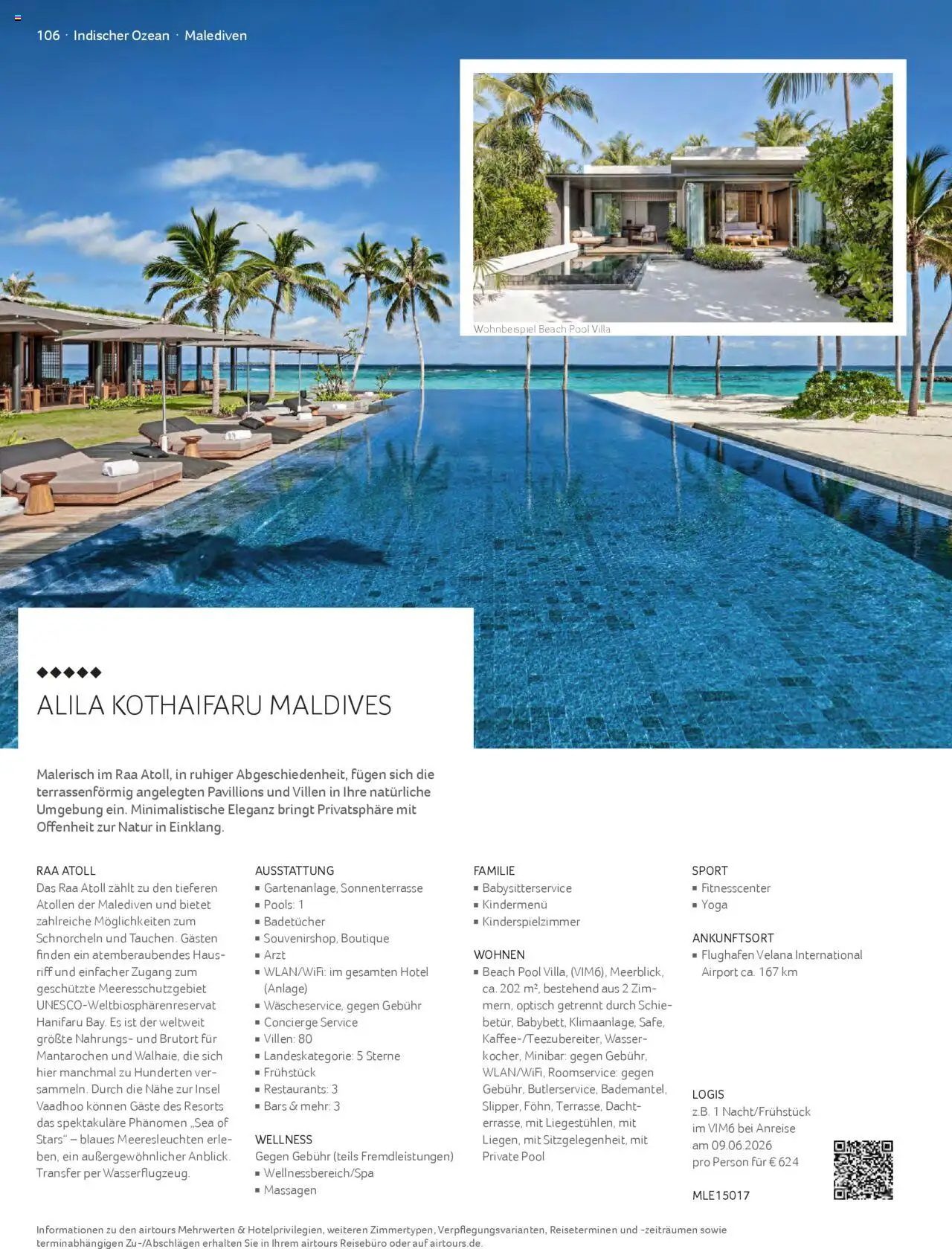 TUI airtours Katalog  Erstklassige Fernreisen 2025/26 – gültig ab 01.11.2025 | Seite: 106 | Produkte: Wasser