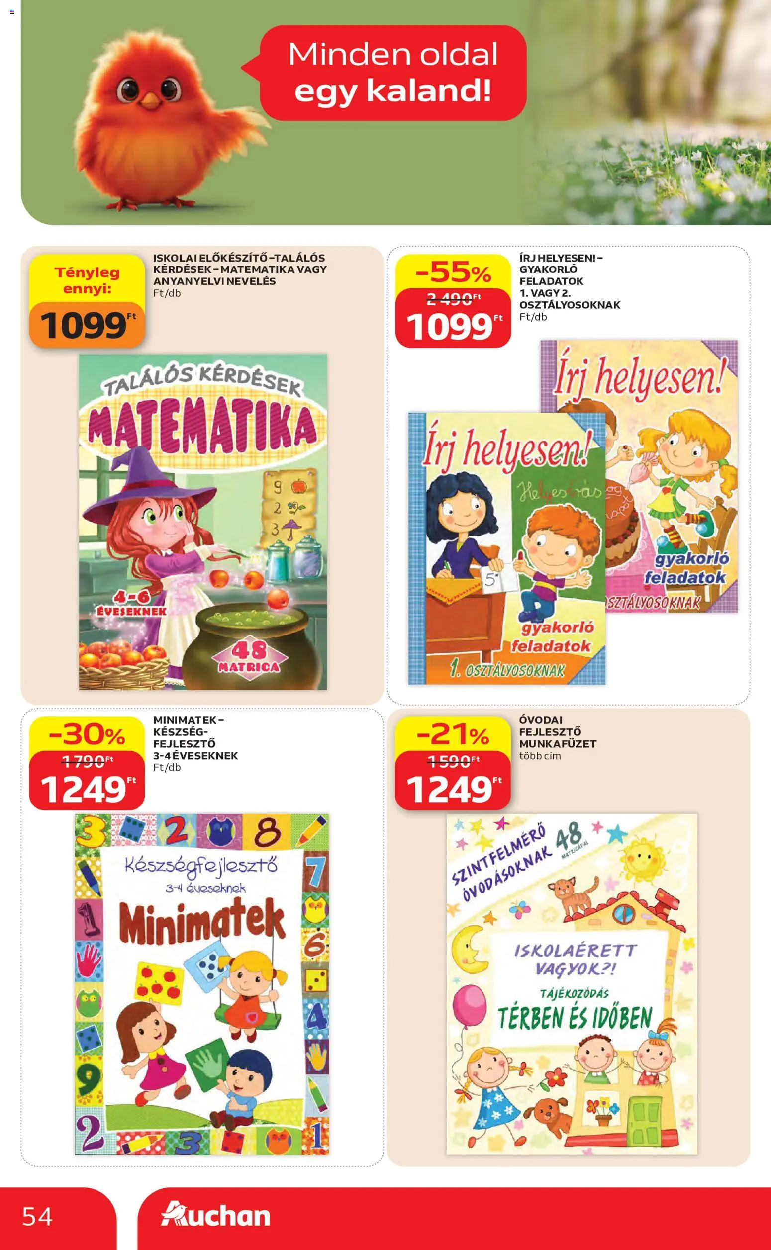 Auchan akciós ujság - amely érvényes a következő dátumtól: 07.05.2026 | Oldal: 54
