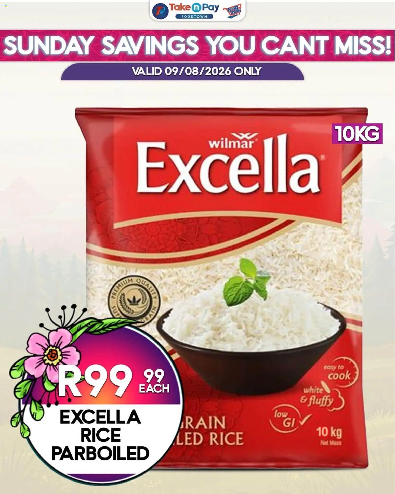 New Take n Pay catalogue – valid from 09/08/2026 | Page: 9 | Products: Rice