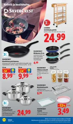 Lidl-mainoslehti voimassa 17.06.2026 alkaen | Sivu: 19 | Tuotteet: Paistinpannu, Keittiö, Tarjotin