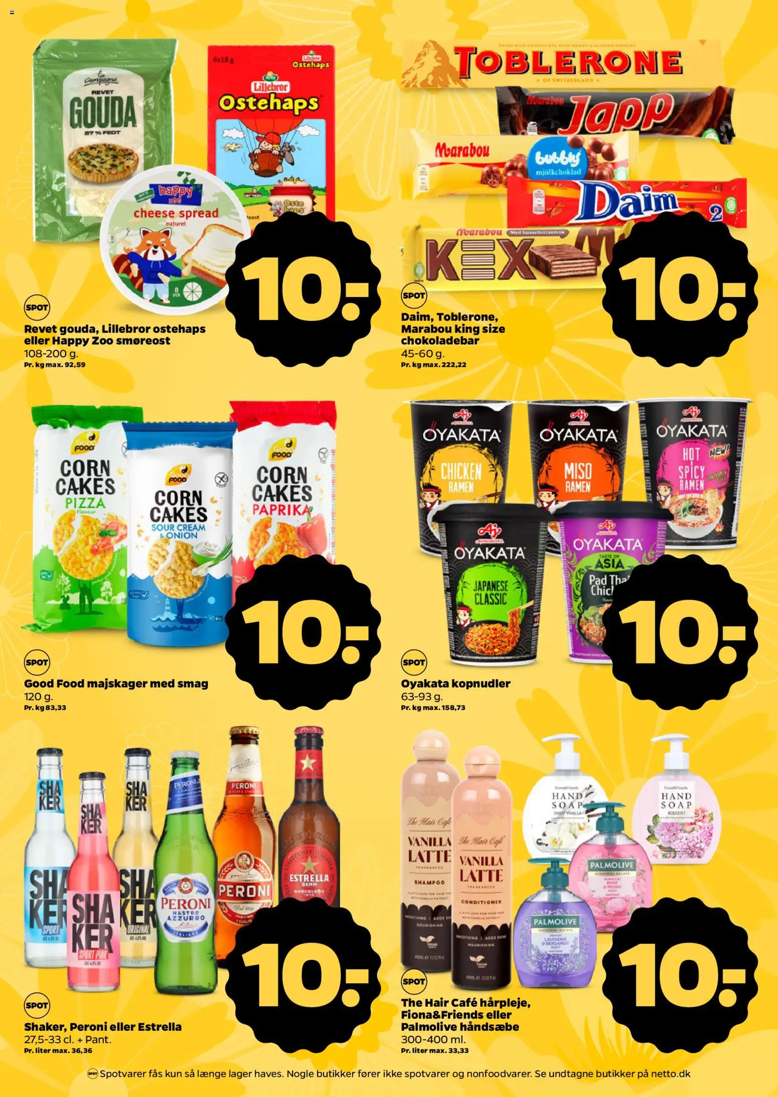 Netto tilbudsavis – gyldig fra 25/07/2026 | Side: 3 | Produkter: Shampoo, Pizza, Kopnudler, Smøreost