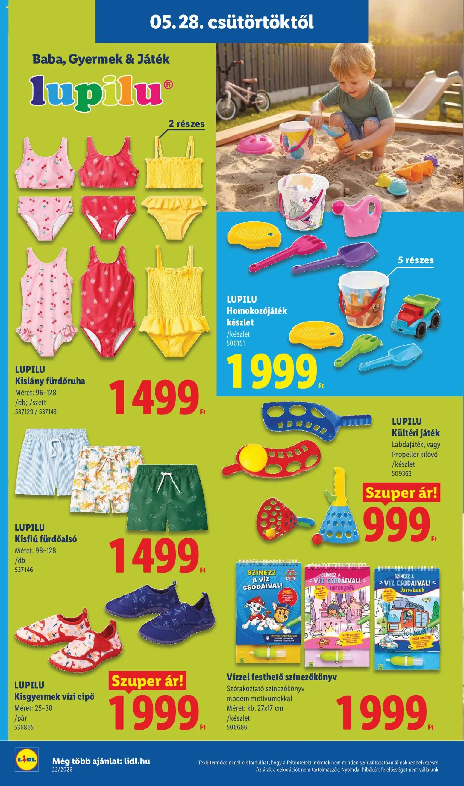Lidl akciós ujság - amely érvényes a következő dátumtól: 28.05.2026 | Oldal: 40