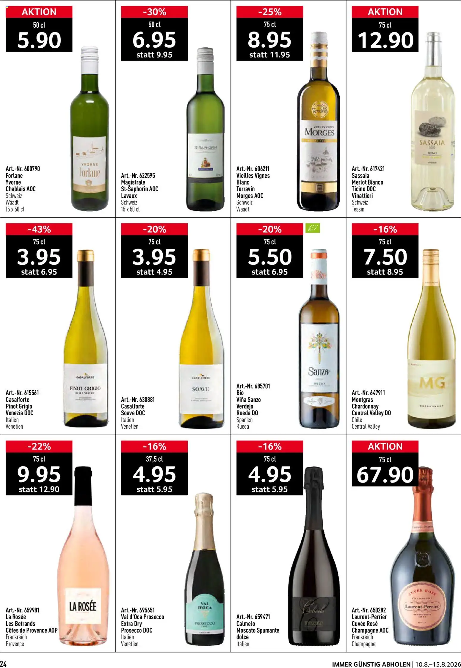 Prodega aktionen – gültig ab 10.08.2026 | Seite: 24 | Produkte: Merlot