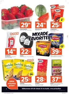 Coop X:-TRA erbjudanden - Förhandsvisning av reklamblad från butik Coop X:-TRA aktuell från 04.05.2026 | Sida: 2 | Produkter: Cornflakes, Chips, Granola, Jordgubbar