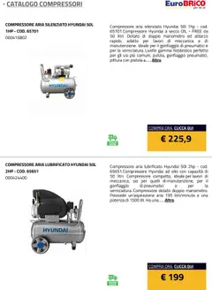 Anteprima del volantino Eurobrico Compressori catalogo valido a partire dal 23.07.2025 | Pagina: 4 | Prodotti: Compressore, Olio, Pittura, Manometro