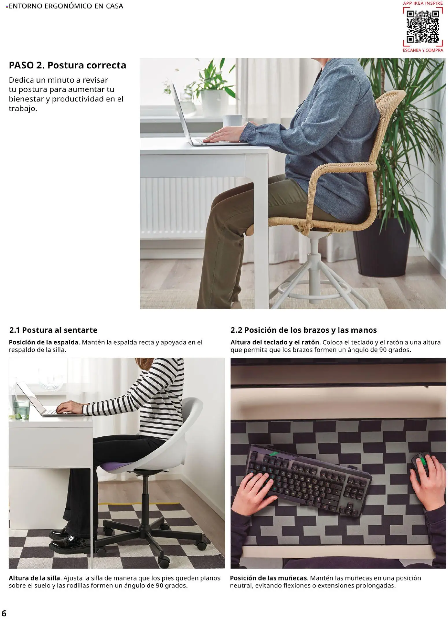 Catálogo IKEA Oficina en casa │ válido desde el 01.02.2026 | Página: 6 | Productos: Teclado, Silla