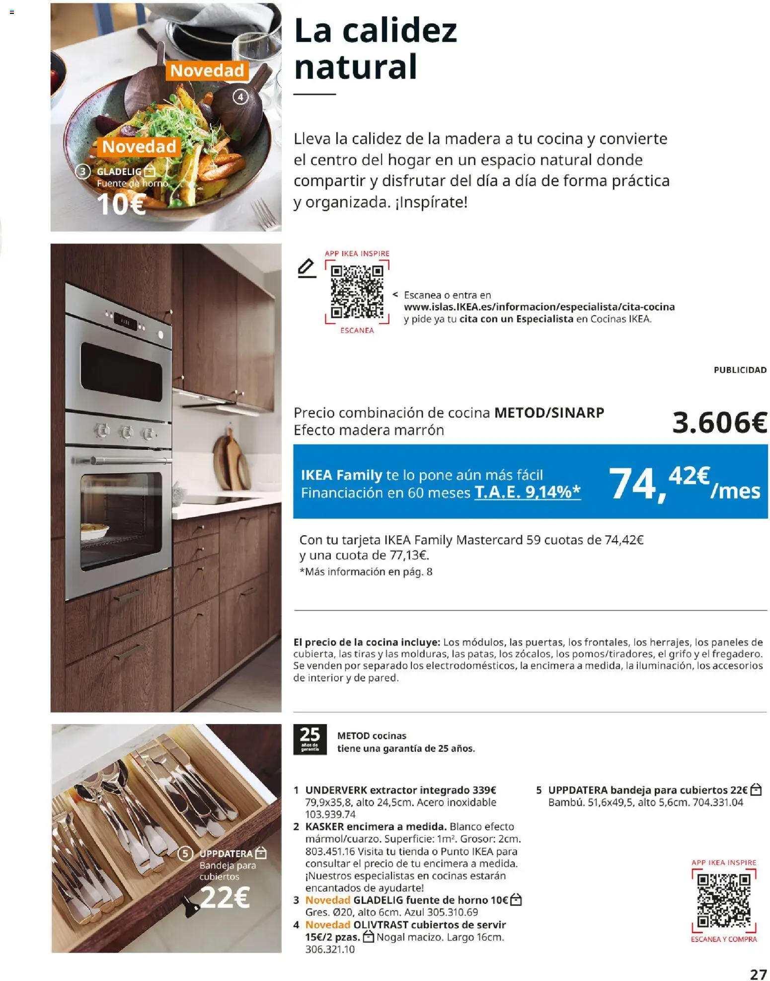 IKEA - Cocinas │ válido desde el 01/09/2026 | Página: 27 | Productos: Té, Horno, Cocina, Bandeja