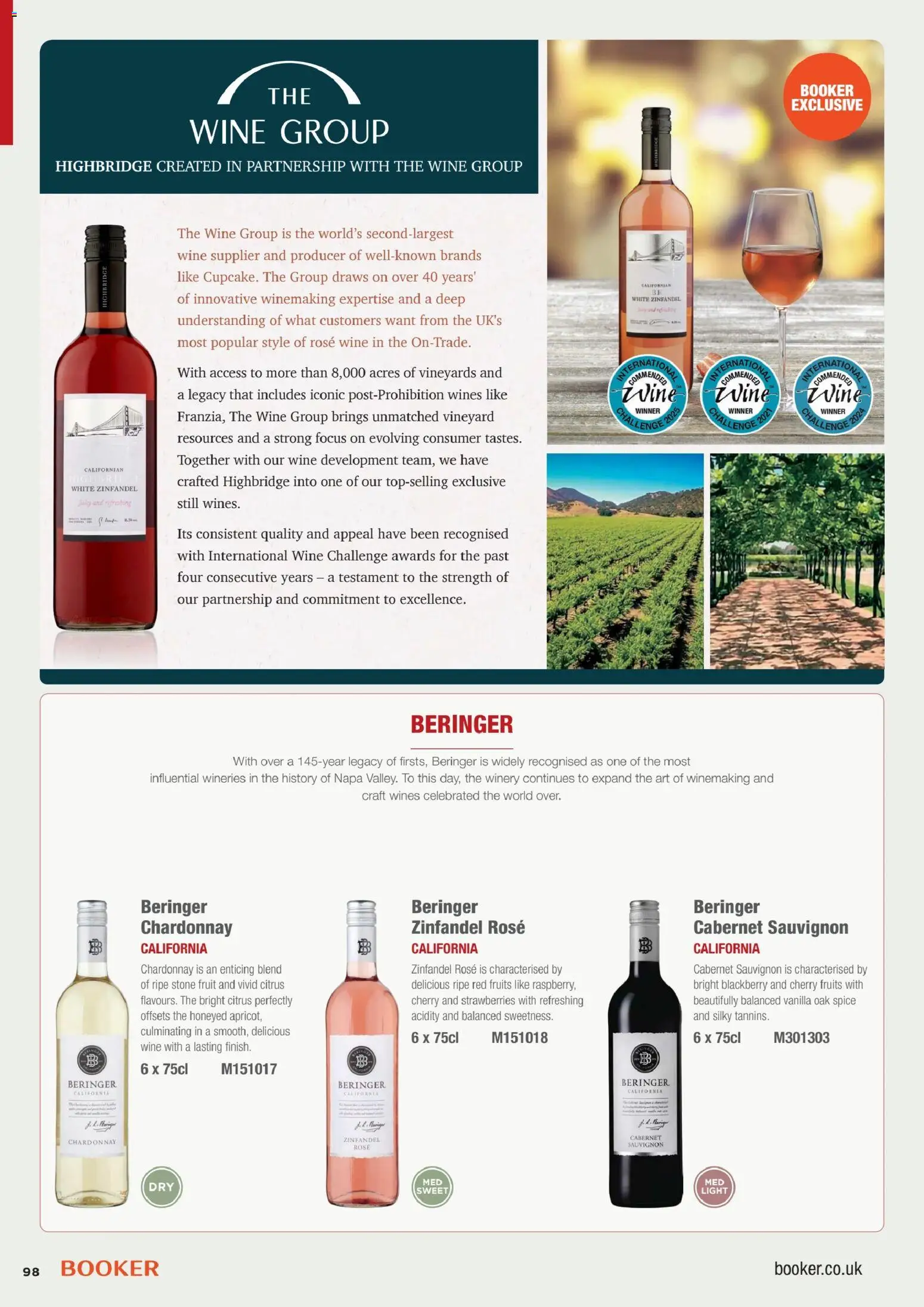 {H1} | Page: 98 | Products: Wine, Strawberries, Vanilla
