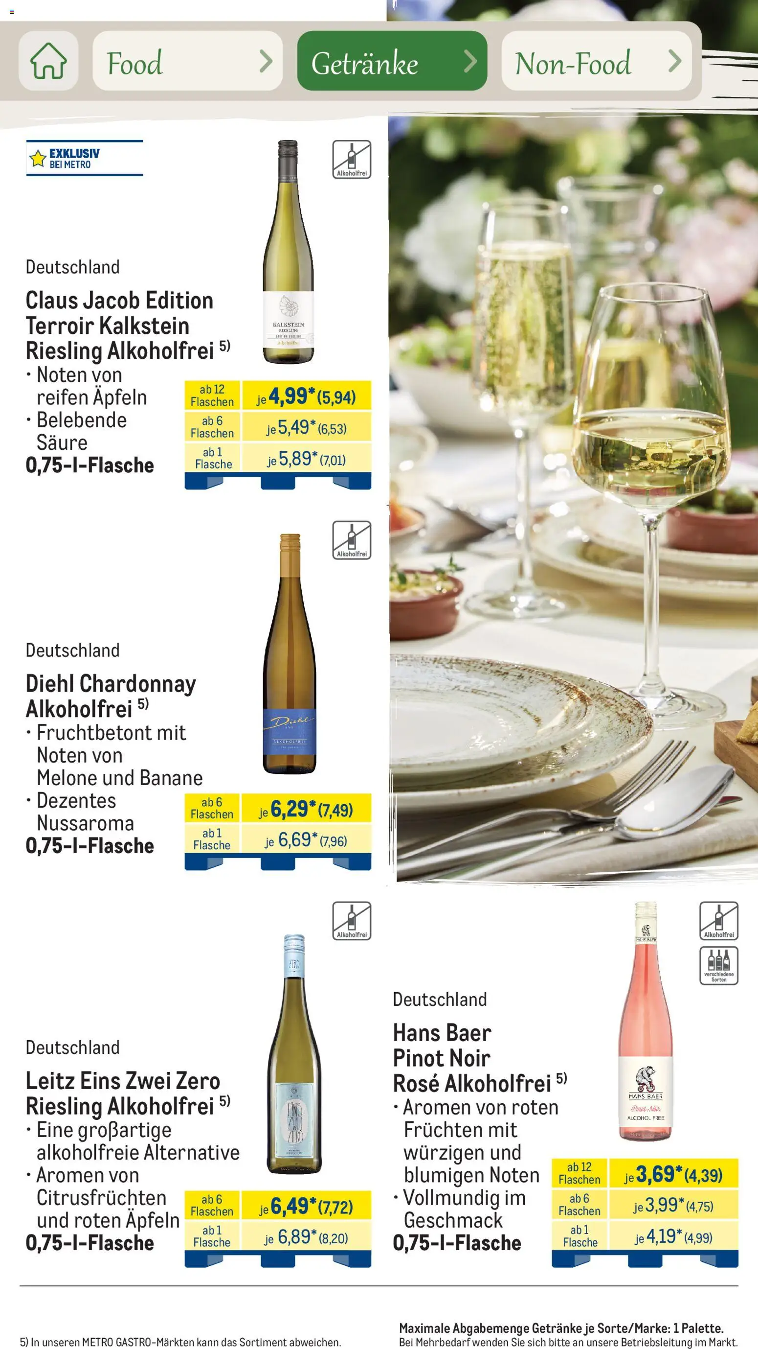 Metro Saisonkatalog Outdoor Dining – gültig ab 01.06.2026 | Seite: 65 | Produkte: Melone