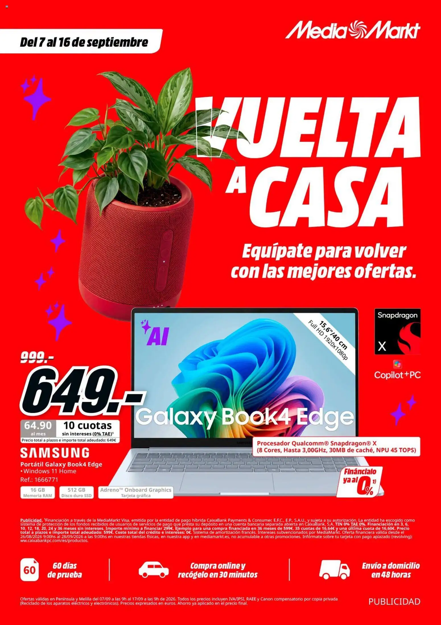 Media Markt folleto │ válido desde el 07/09/2026 | Página: 1