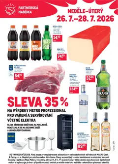 Náhled letáku Makro leták - Partnerská nabídka od 26.07.2026